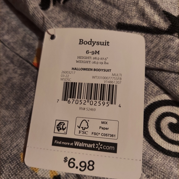 2 halloween footed onesies - Picture 4 of 4